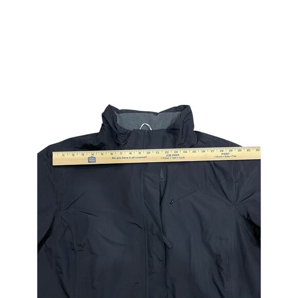 Lands End Squall Stadium Extra Long Maxi Jacket Womens 3X Black Parka Waterproof - Picture 7 of 9